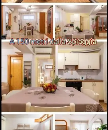 Trilocale In Seminterrato A 150mt Da Lido Апартаменты